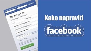 Kako napraviti Facebook profil 2017 [upl. by Manouch]