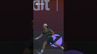 MAGICAL Lorenzo Musetti Backhand 🪄 [upl. by Ellatnahc]