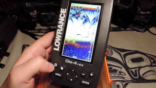 Lowrance Elite 4 HDI  Function Basics [upl. by Tnomed]