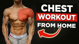 10 MIN HOME CHEST amp SHOULDERS WORKOUT NO EQUIPMENT BODYWEIGHT WORKOUT [upl. by Nitsa46]