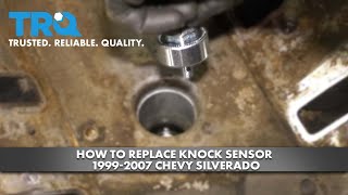 How to Replace Knock Sensor 19992007 Chevy Silverado [upl. by Vanthe]