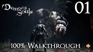 Demons Souls Remake  Walkthrough Part 1 Gates of Boletaria [upl. by Gnanmos535]