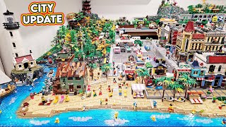 LEGO City Update  FINISHING THE BEACH [upl. by Aksel359]