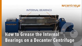 How to Grease the Internal Bearings on a Decanter Centrifuge [upl. by Narol]