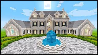 Minecraft How to Build a Mansion 4  PART 1 [upl. by Ecar908]