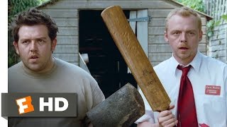 Record Toss  Shaun of the Dead 48 Movie CLIP 2004 HD [upl. by Auqenaj626]