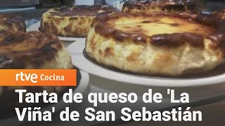 Tarta de queso de La VinÌƒa de San SebastiaÌn  Como Sapiens  RTVE Cocina [upl. by Lesig]