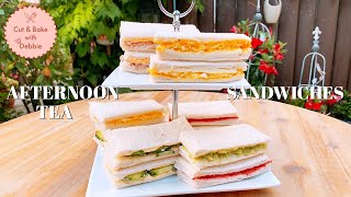 AFTERNOON TEA SANDWICHES RECIPE [upl. by Noivert]