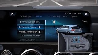 MercedesBenz AKlasse  Aktiver Geschwindigkeitslimit Assistent [upl. by Annabella]