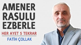 Amenerrasulu ezberle 5 tekrar Fatih Çollak [upl. by Lilas]