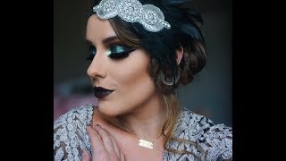 1920s FLAPPER GIRL MAKEUP [upl. by Nich119]