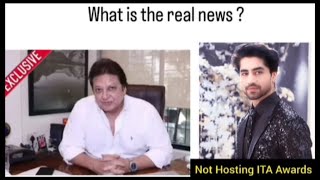 Breaking News Harshad Chopda HOST ITA AWARDS 2024 [upl. by Storer]