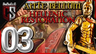 3 Pushing Into Greece  Hellenic Restoration  EU4 Ante Bellum [upl. by Tijnar906]