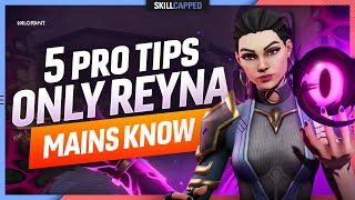 5 Pro Tips ONLY REYNA MAINS Know  Valorant Agent Guide [upl. by Yentiw]