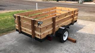 Harbor Freight Utility Trailer Build DIY utilitytrailer [upl. by Montana680]