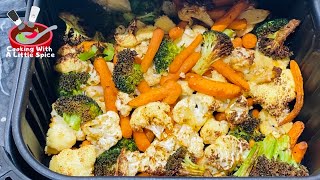 Best Air Fryer Roasted Vegetables  Easy Veggies Recipe [upl. by Jarad856]