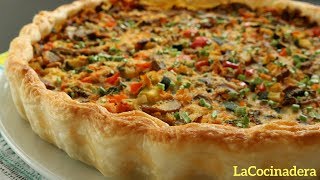 Receta Deliciosa Tarta de Verduras  LaCocinadera [upl. by Nreval]