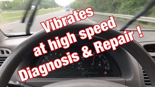 How to fix a Toyota that shakes  vibrates at high speeds [upl. by Ynolem]