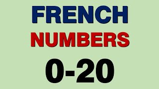 French Numbers 020 [upl. by Linden31]