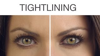 Tightlining Techniques  White Versus Black Eyeliner ULTA Tutorial [upl. by Ralston]