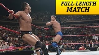 FULLLENGTH MATCH  Raw  Ken Shamrock vs The Rock  Intercontinental Title Match [upl. by Suzetta925]