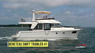 BENETEAU Swift Trawler 41  Performance amp Review by BoatTestcom [upl. by Eide]