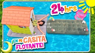 24 HORAS en MI CASITA FLOTANTE 🏡 🏝 quotMI NUEVO HOGAR ACUÁTICOquot💦 CONNY MERLIN [upl. by Vig]