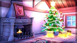 FORTNITE FESTIVE LOBBY MUSIC 1 HOUR  FIREPLACE amp CHRISTMAS TREE [upl. by Akselav]