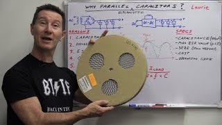 EEVblog 742  Why Electrolytic Capacitors Are Connected In Parallel [upl. by Zahara]