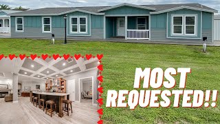 HERE IT IS Most requested mobile home tour Ive received INSANE INSIDE THIS ONE Home Tour [upl. by Iona]