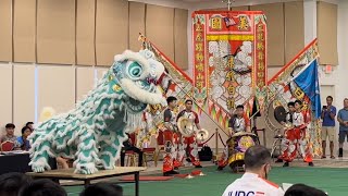 SECOND PLACE  White Crane Team White  USADLDSA National Lion Dance Championship 2022 [upl. by Oinolopa584]