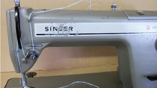 How to Thread a Singer Industrial Sewing Machine [upl. by Aynotal]