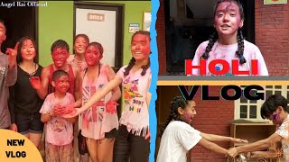 Holi Vlog  2021  Angel Rai [upl. by Ttekcirc]