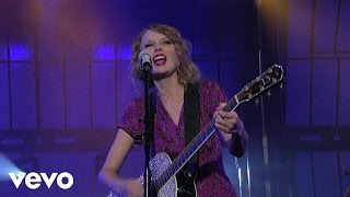 Taylor Swift  Mine Live on Letterman [upl. by Anelak150]