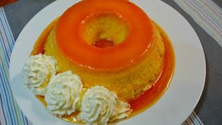 Flan casero FÁCIL y RÁPIDO flan de huevo [upl. by Ahcropal660]