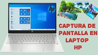 como hacer capturas de pantalla en laptop HP [upl. by Ayna]