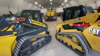 New Holland C332 VS CAT 259D3 [upl. by Neitsirk]