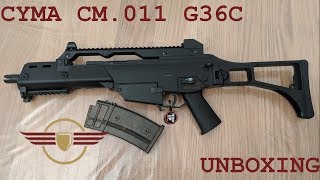 UNBOXING CYMA CM11 G36C HampK assault rifle budget airsoft starter [upl. by Perkins]