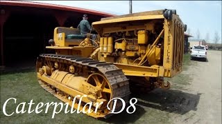 1948 Caterpillar D8 First Start 2012 [upl. by Seltzer384]