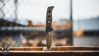 This knife is a TANK  Benchmade Mini Adamas 273FE2 [upl. by Alemak]