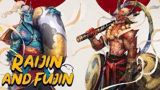 Raijin and Fujin The Gods of Lightning and Wind  Japanese Mythology  See U in History [upl. by Tnomal]