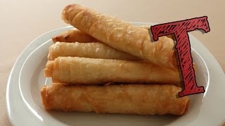 Turkish Borek Recipe  Cigarette Borek Recipe [upl. by Yentrac]