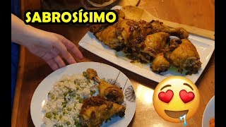 POLLO AL HORNO con ARROZ 🍗🍗🍗 [upl. by Niwred]