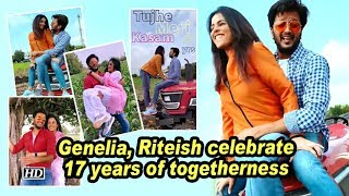 Genelia Riteish celebrate 17 years of togetherness [upl. by Uba889]