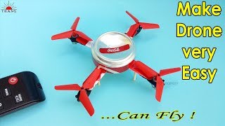 How to make a Remote Control Helicopter Drone at Home  100 fly [upl. by Ylrac]