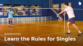 Singles Rules  Badminton [upl. by Kenneth]