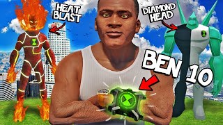 GTA 5  FRANKLIN Becomes BEN 10 in GTA 5 Mods  BEN 10 in GTA 5 With SHINCHAN  GTA V GAMEPLAY [upl. by Hester]