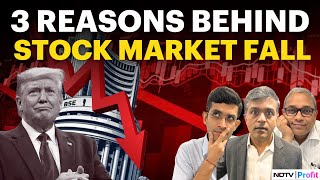 Why Is Stock Market Falling  Nifty Sensex Down  Share Market Down NEWS [upl. by Cantone479]