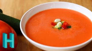 How to Make Gazpacho Recipe  Hilah Cooking [upl. by Elletnahs]