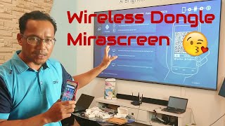 Wireless Display Dongle Mirascreen G7 Plus Bahasa Melayu [upl. by Oettam403]